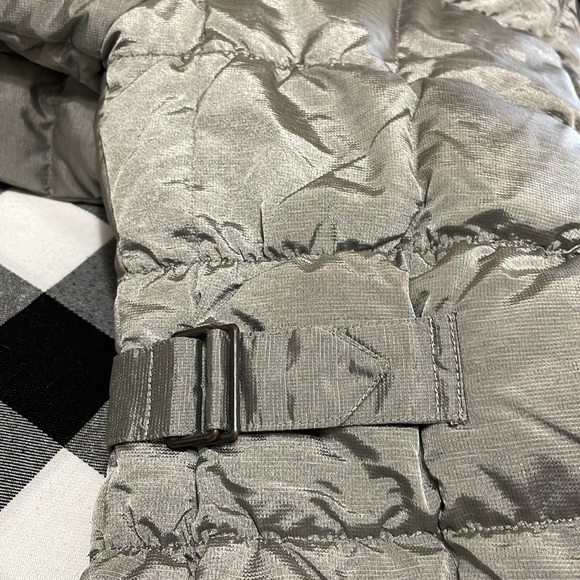 Eddie Bauer 550 Down Yukon Model Hooded Jacket Coat Pockets Gray Women's Medium - Picture 13 of 16